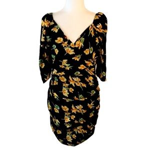 NWT Femme Luxe Floral Cinch Dress Medium